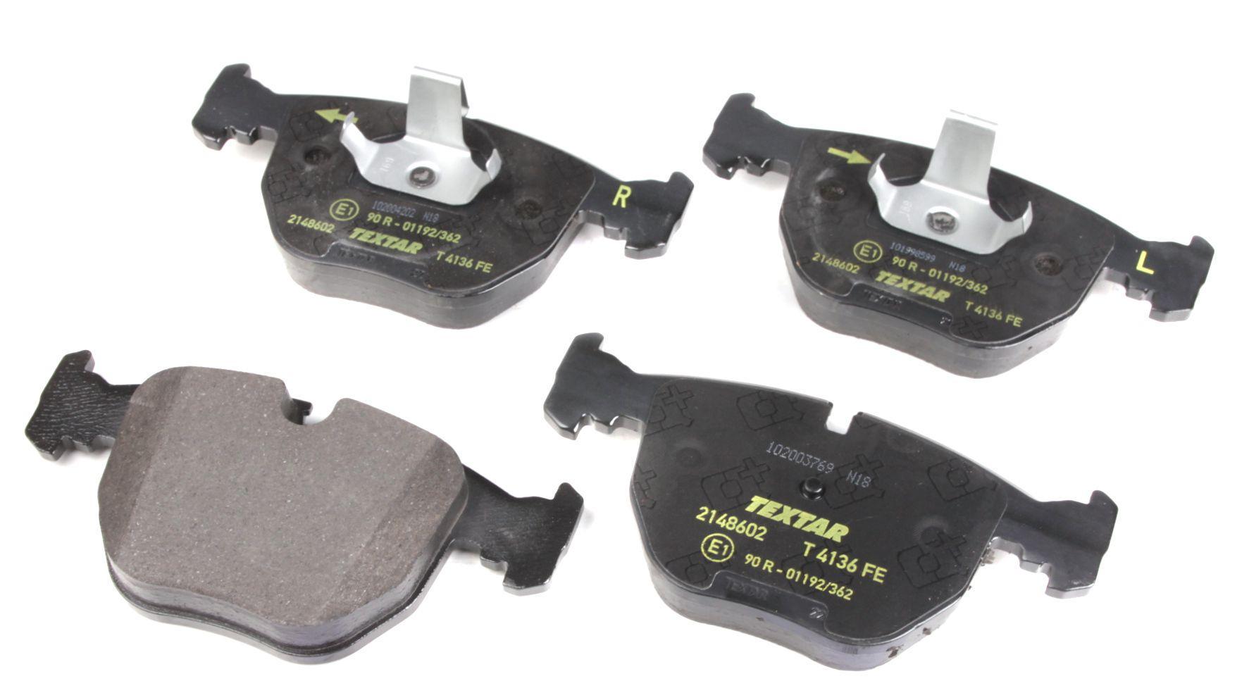 Тормозные колодки передние TEXTAR для BMW 5 E39/7 E38/X5 E53 94-07 Teves Q+ (2148602)