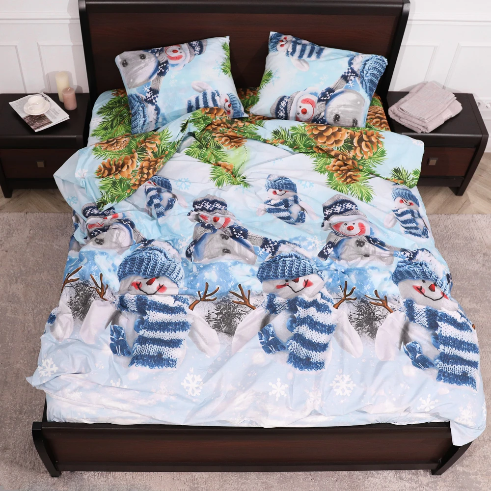 Комплект постельного белья ТМ Черешенька из бязи Gold полуторный 150х220 cм (157565) Комплект постельного белья ТМ Черешенька из бязи Gold полуторный 150х220 cм (157565)