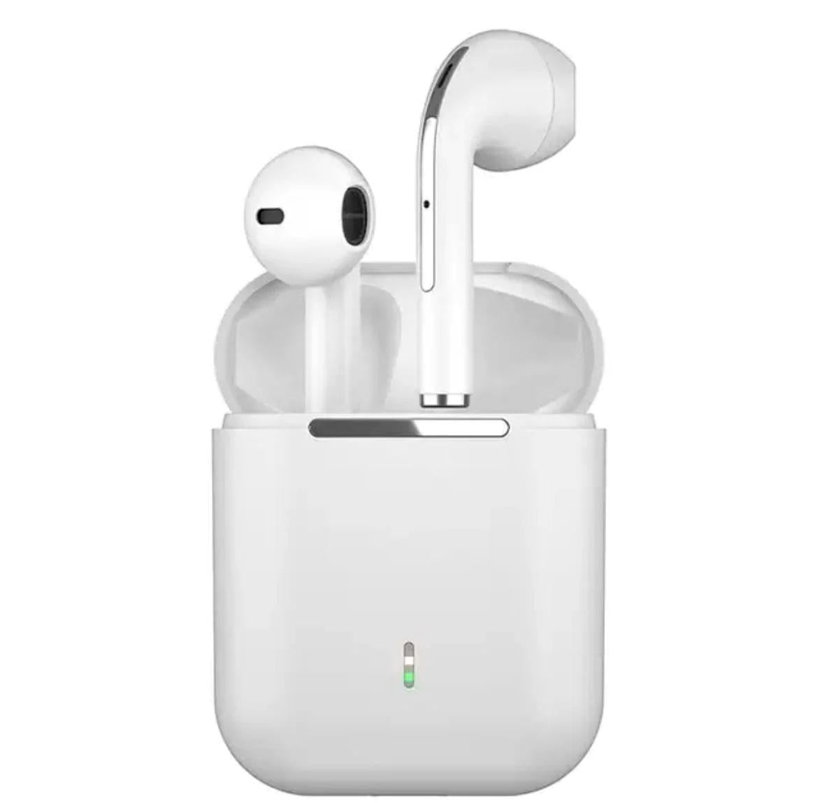 Наушники TWS J18 Bluetooth EARBUDS с зарядным кейсом Белый