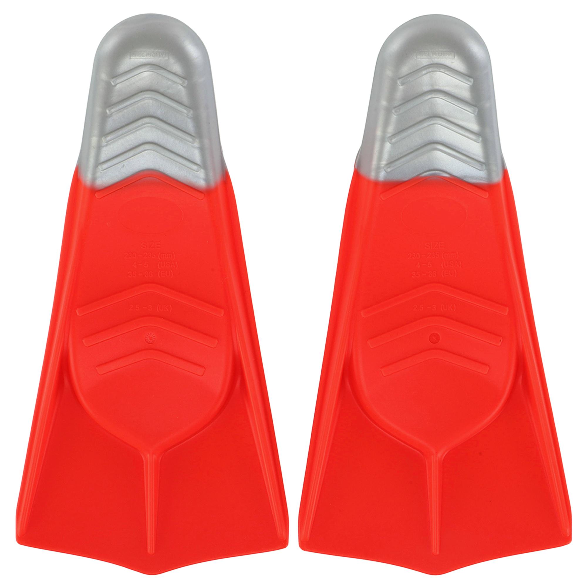 Ласты тренировочные Fins Training M074710 с закрытой пяткой р. 35-36 Оранжевый (60444211) - фото 7