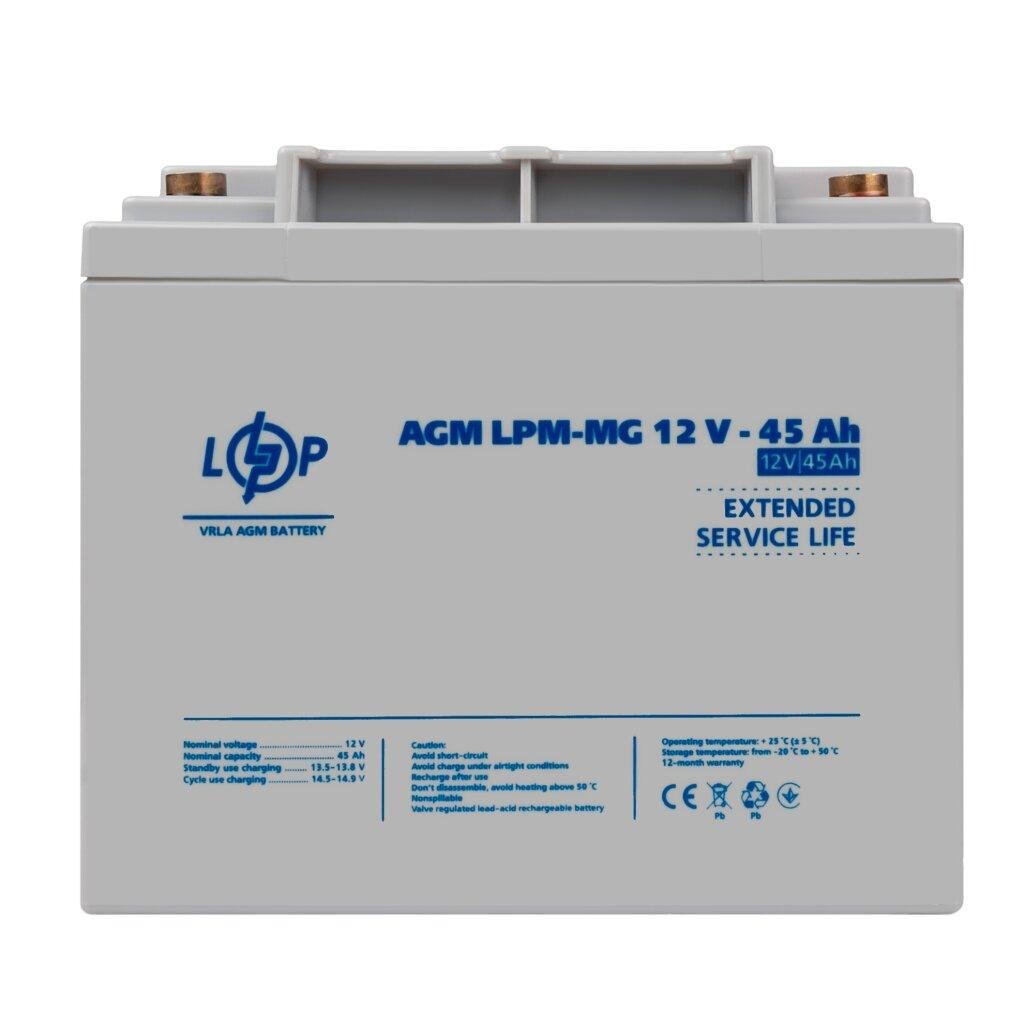 Аккумулятор мультигелевый LogicPower AGM LPM-MG 12 - 45Ah - фото 1 Аккумулятор мультигелевый LogicPower AGM LPM-MG 12 - 45Ah - фото 1