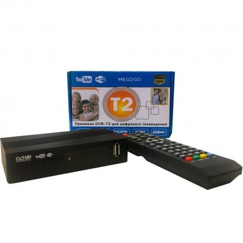 Тюнер для телевізора цифровий T2 MG 811 Megogo 40 каналів