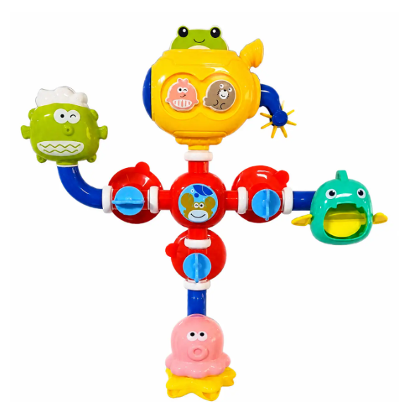 Игрушка для малышей для ванной Космический корабль с движущимися элементами (235)