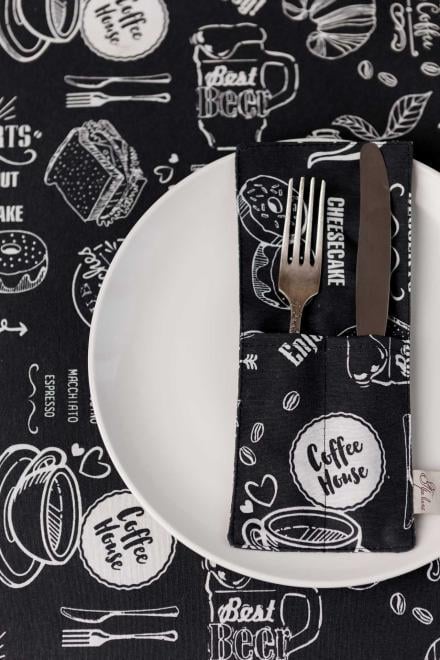 Чехол для приборов Прованс Breakfast Black (39661)