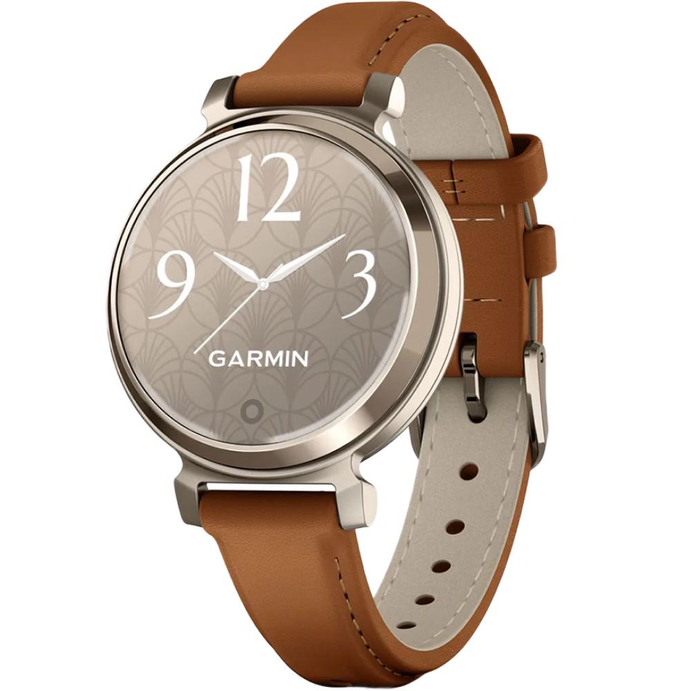 Смарт-часы Garmin Lily 2 Cream 1.0 LCD Bluetooth WR50 Cream Gold/Tan (010-02839-60)