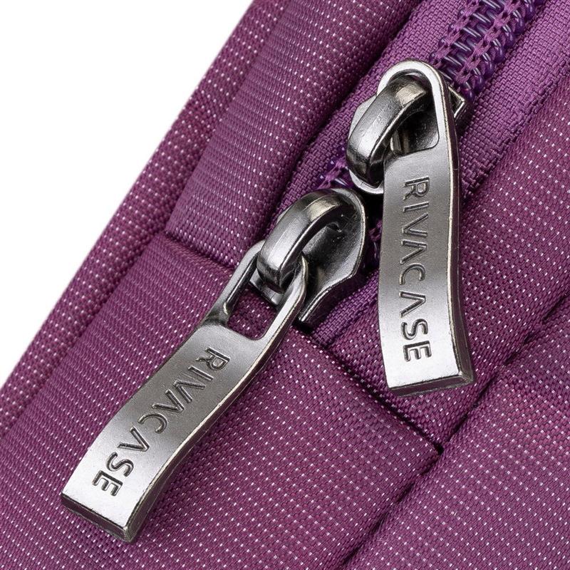 Сумка для ноутбука RivaCase 8221 Polyester Zipper 13,3" Purple (26450853) - фото 5 Сумка для ноутбука RivaCase 8221 Polyester Zipper 13,3" Purple (26450853) - фото 5