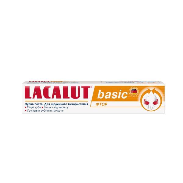 Зубная паста Lacalut Basic Фтор 75 мл (НФ-00004632)