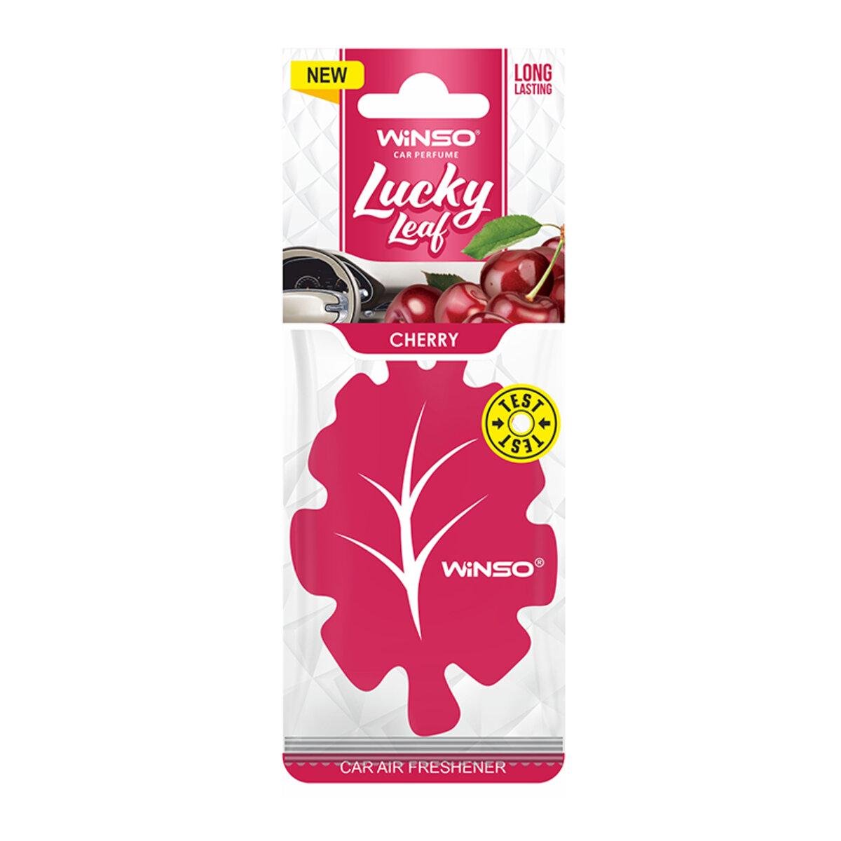 Освежитель воздуха Winso Lucky Leaf целлюлозный ароматизатор Cherry (7089)