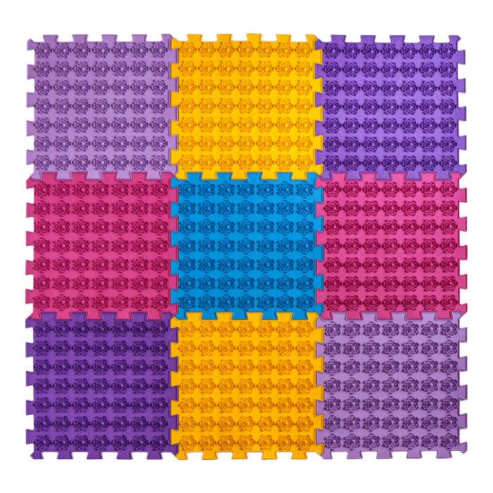 Развивающий коврик массажный Ortek ортопедический лотос 9 модулей (OR00001226)