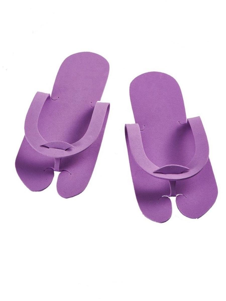 Капці одноразові EVA 12 пар р. 36-39 Фіолетовий (00099)