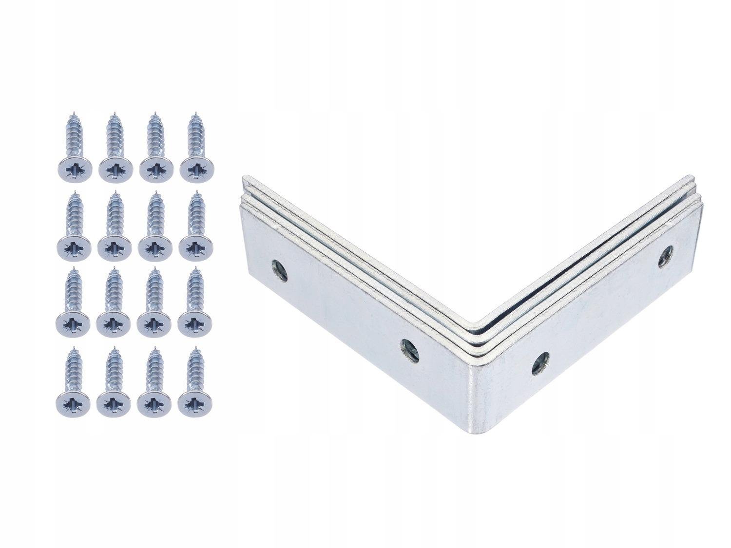 Угол монтажный PARKSIDE 4шт. 60х60х16 см Серебряный (400888) Угол монтажный PARKSIDE 4шт. 60х60х16 см Серебряный (400888)