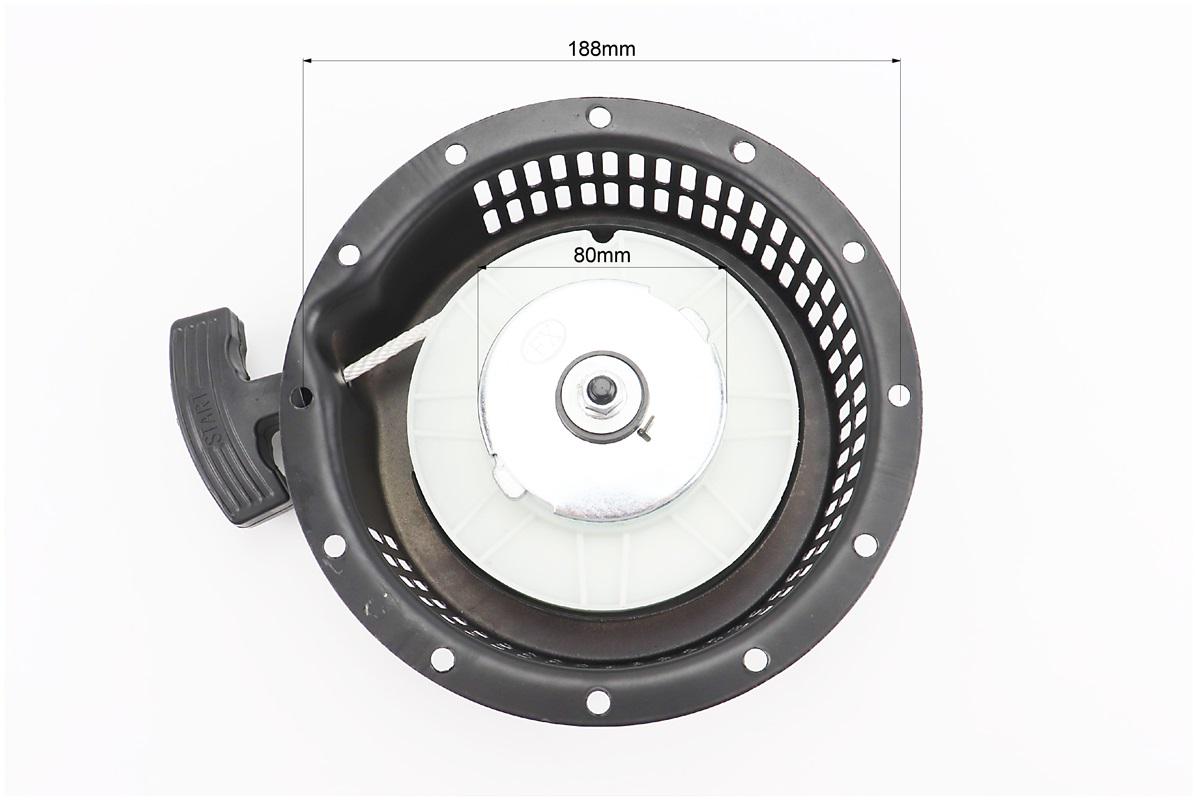 Стартер ручной к двигателям 178F с двумя кулачками - фото 3