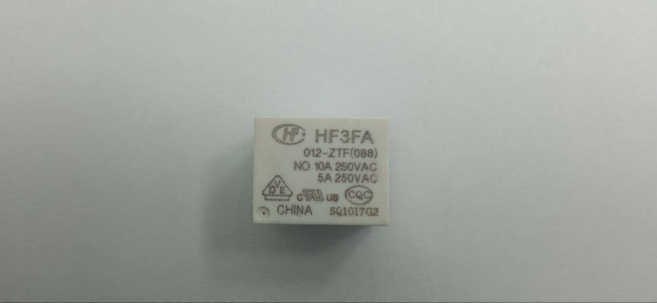 Реле HF3FA-012-ZTF(12VDC,10A,277VAC) 19x15,2x15,5 мм Hohgfa (13914) Реле HF3FA-012-ZTF(12VDC,10A,277VAC) 19x15,2x15,5 мм Hohgfa (13914)