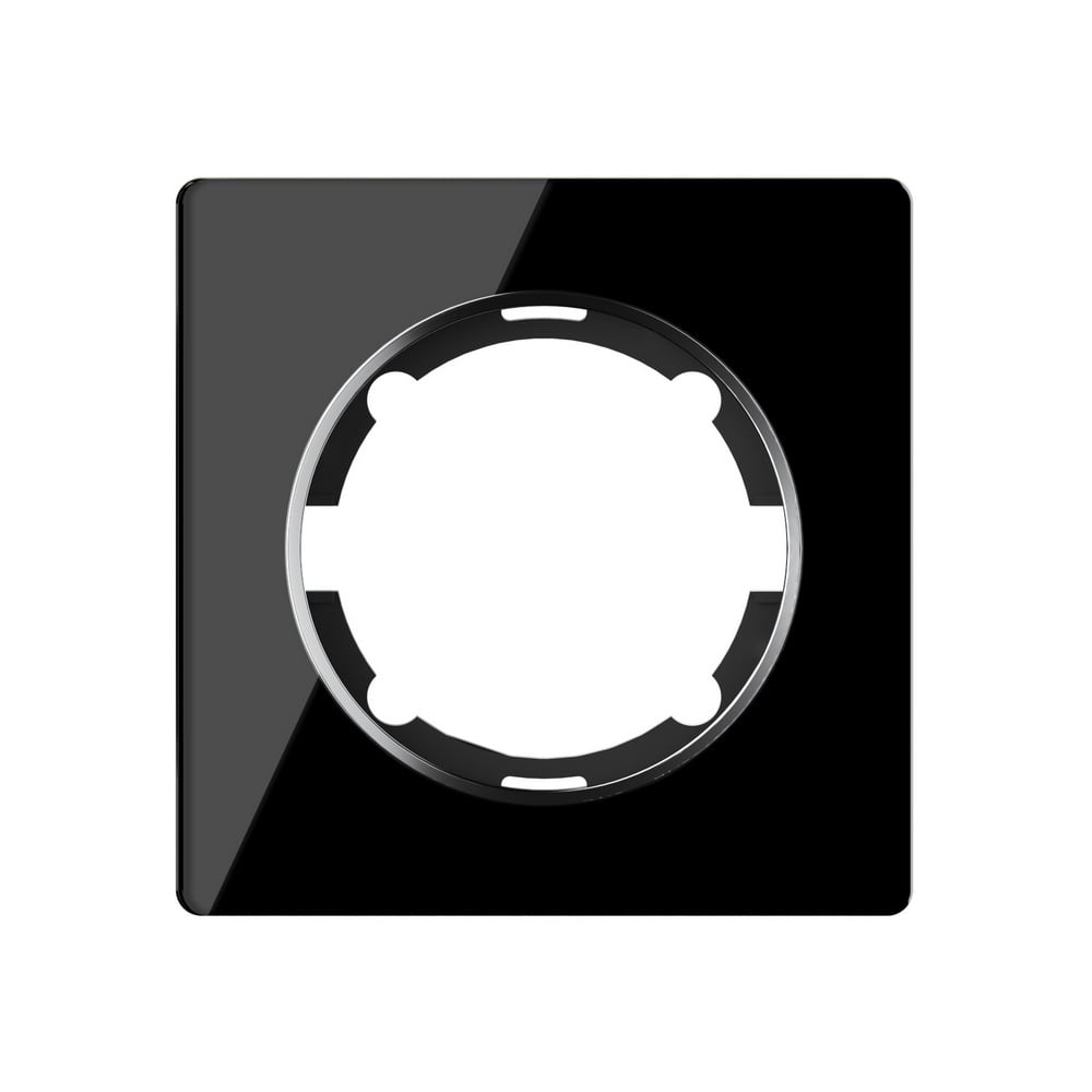 Рамка одинарная OneKeyElectro Garda Чёрный (2E52101303)