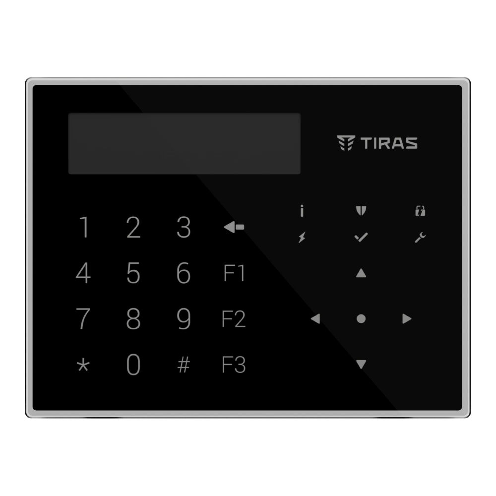 Клавиатура TIRAS K- GLCD Black