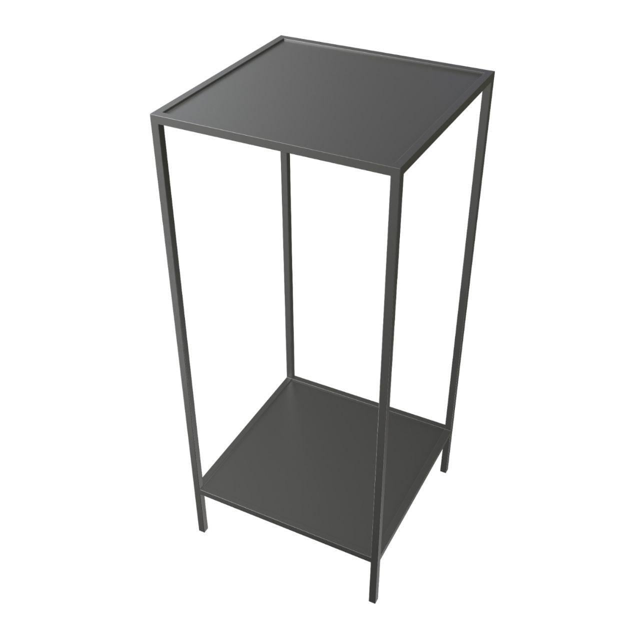 Полка Grid LOFT двухуровневая стальная 350х350х700 мм СП-03 Черный (2048766362/К0517)