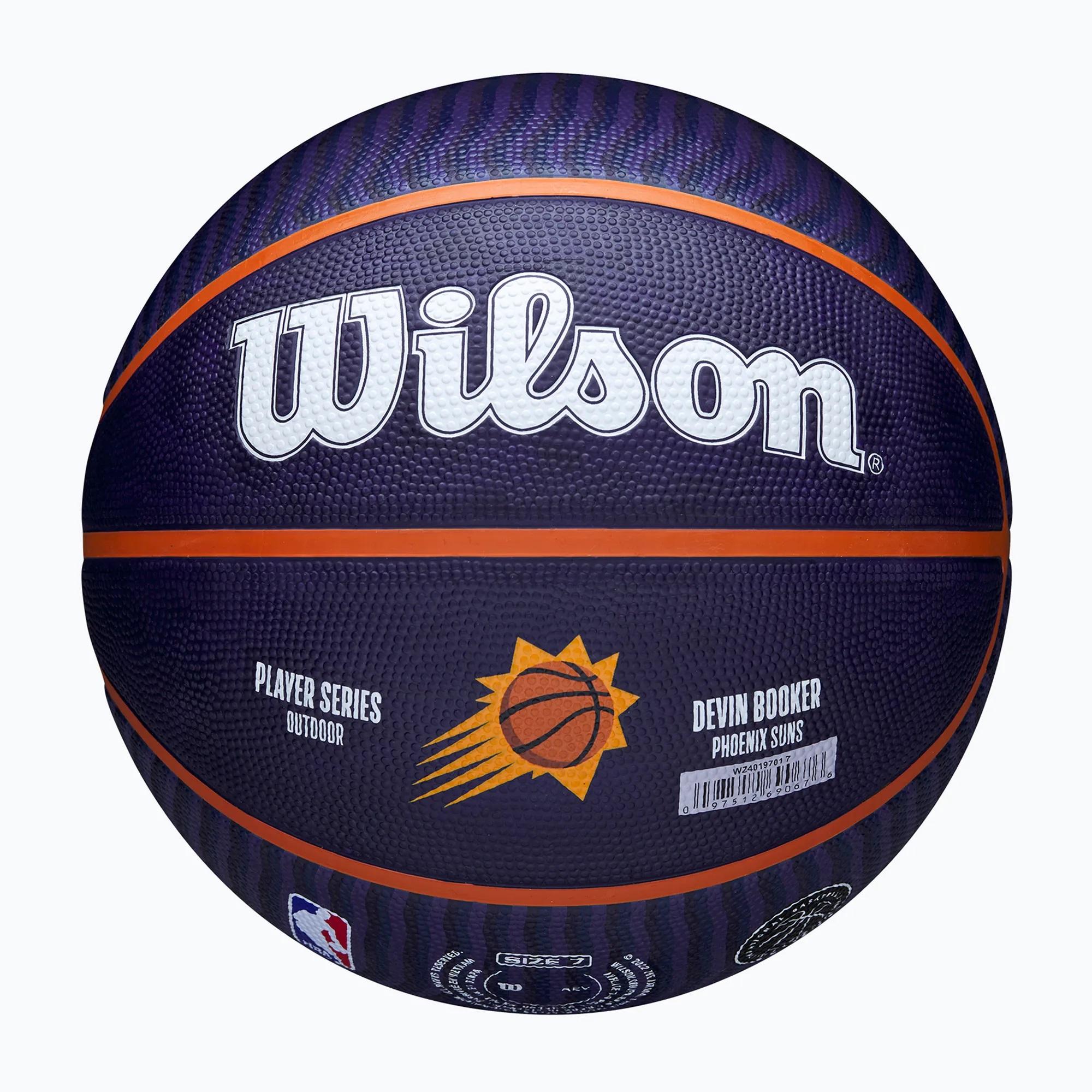 Баскетбольний м'яч Wilson NBA Player Icon Outdoor універсальний р. 7 (12213_102) - фото 5