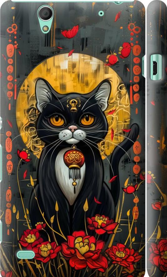 Чехол на Sony Xperia C4 E5333 China Cat (6134m-295-42517)