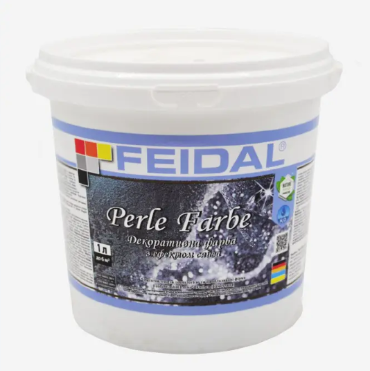 Краска декоративная Feidal Perle Farbe 1 л Бесцветный - фото 1