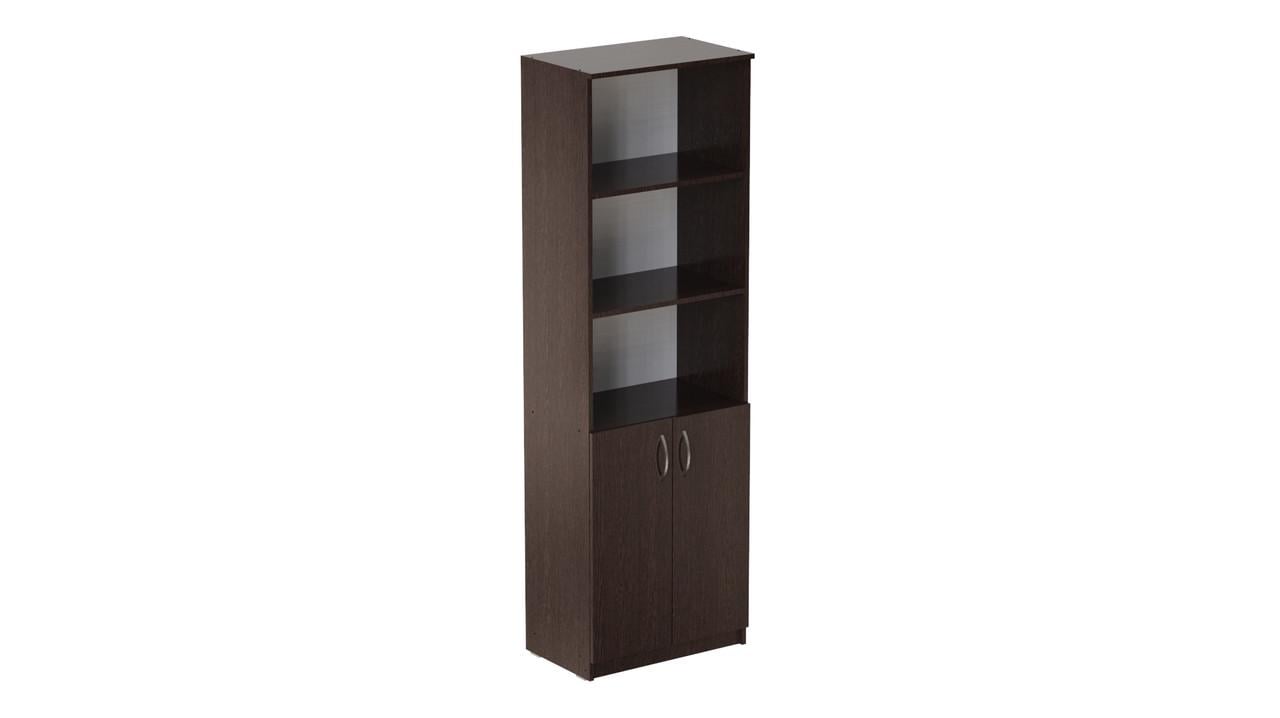 Шкаф Анжело Ferrum-decor на 5 полок с 2 дверцами 1900x600x380 мм ДСП 16 мм Венге Магия (FRD-104997)