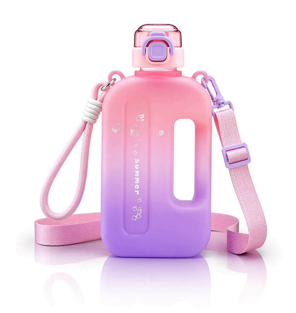Бутылка для воды из BPA-free пластик 750 мл Розовый матовый (2416098641) Бутылка для воды из BPA-free пластик 750 мл Розовый матовый (2416098641)