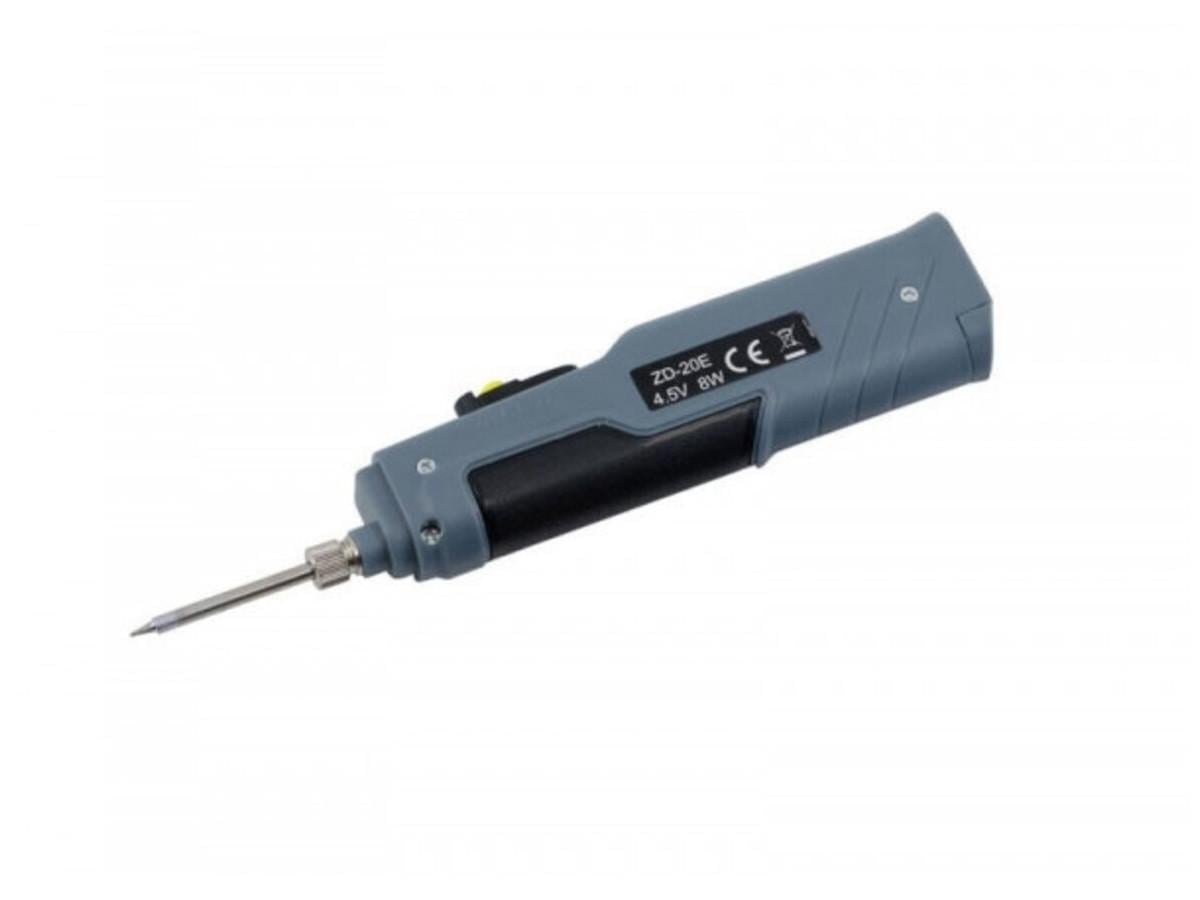 Паяльник аккумуляторный быстрого нагрева Zhongdi ZD-20E 8W 4,5V со сменным жалом Серый (168-31-ZD-20E)
