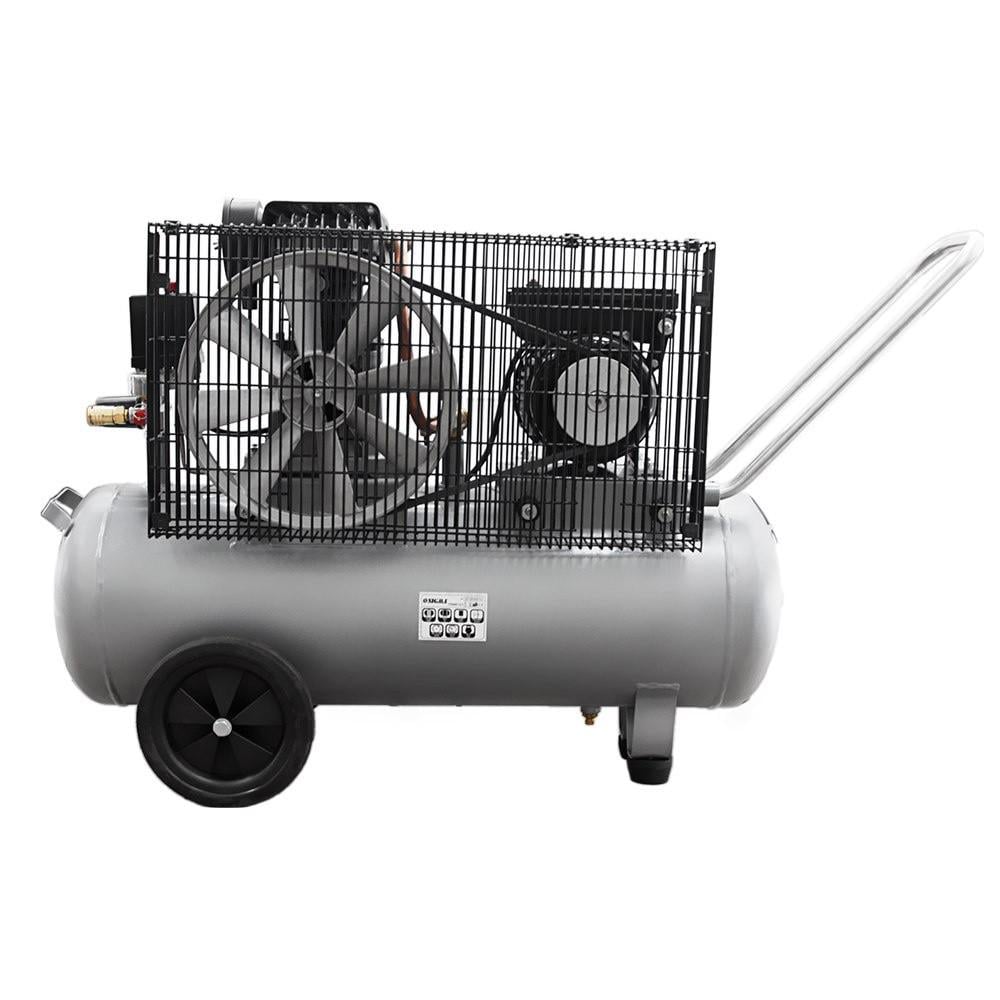 Компресор Sigma 7044121 двоциліндровий ремінний масляний 50 л 10 бар 335 л/хв - фото 2 Компресор Sigma 7044121 двоциліндровий ремінний масляний 50 л 10 бар 335 л/хв - фото 2