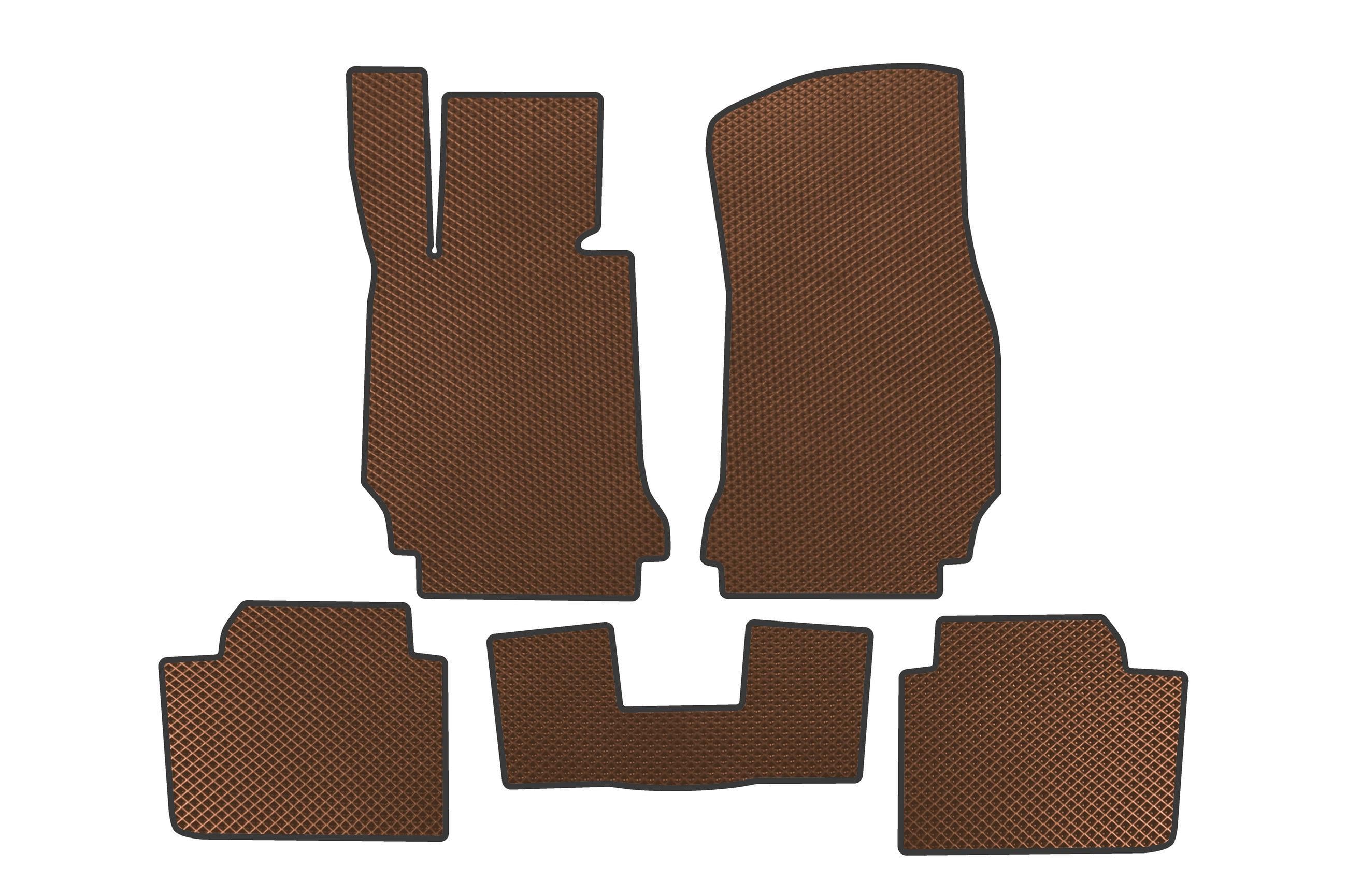 Коврики автомобильные Digital Designs EVA для F36 для BMW 4 серия F32/F33/F36 2012-2020 гг. этилвинилацетат Коричневый (183487)