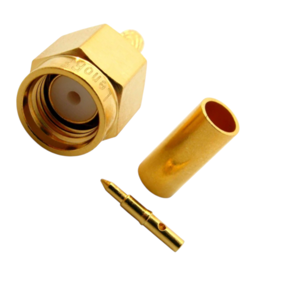 Коннектор профессиональный SMA Leno RF male для RG316 прецизионный 1 шт. (000049223_1)