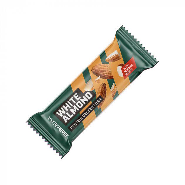 Протеиновый батончик BioTechUSA Protein Dessert Bar 50 г White Almond