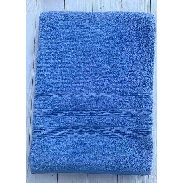 Простыня махровая Turkish home 200х200 см хлопок 9982839 Синий (DR013306)