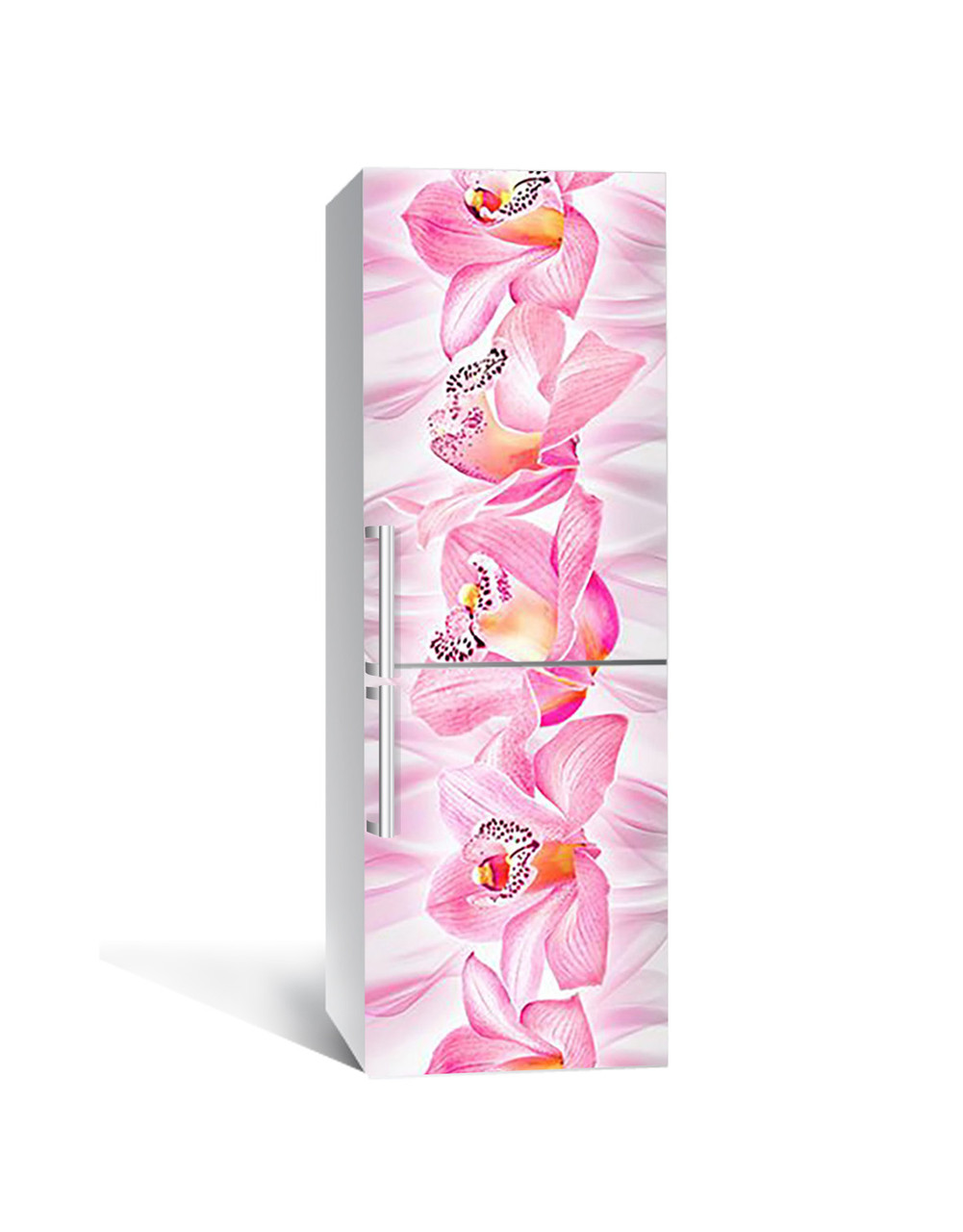 Наклейка 3D на холодильник Zatarga "Томность орхидеи" виниловая 650х2000 мм