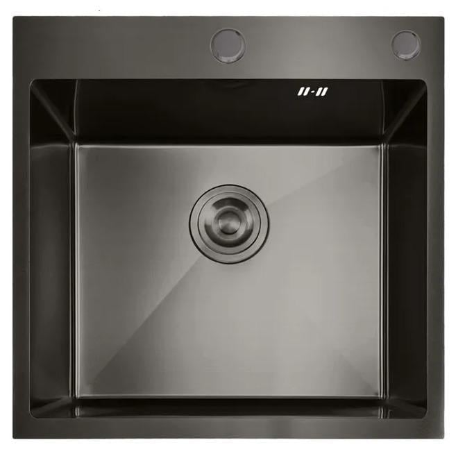 Мойка для кухни MIXXUS MH5050 Nano-Black из нержавеющей стали Графитовый (MX1928)