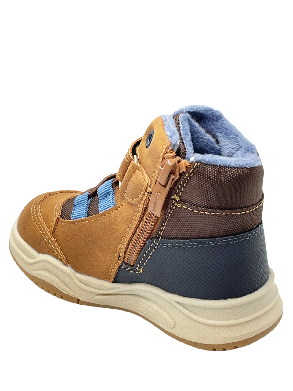 Ботинки демисезонные для мальчиков Apawwa GD47676/21 р. 21 Коричневый - фото 2 Ботинки демисезонные для мальчиков Apawwa GD47676/21 р. 21 Коричневый - фото 2