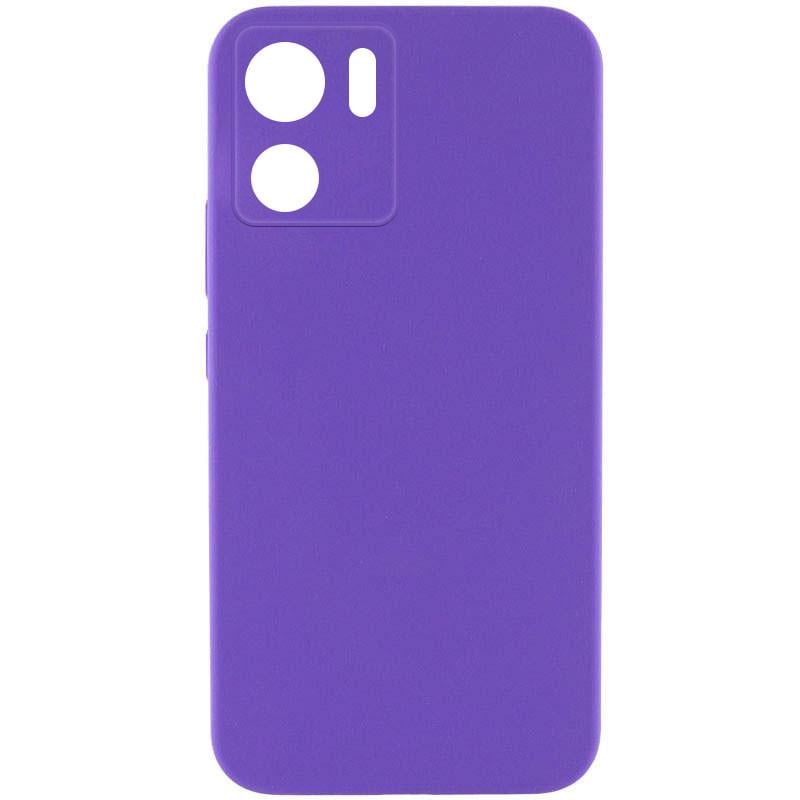 Противоударный чехол Silicone Cover Lakshmi Full Camera (AAA) для Motorola Edge 40 Фиолетовый / Amethyst