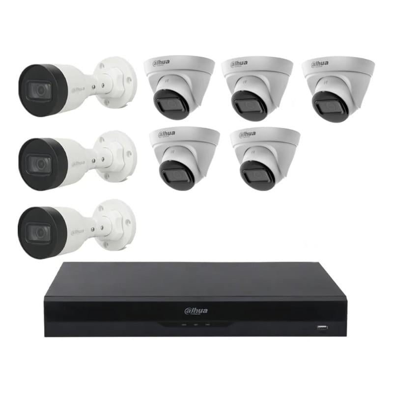 Комплект IP видеонаблюдения уличный Dahua KIT-DH184