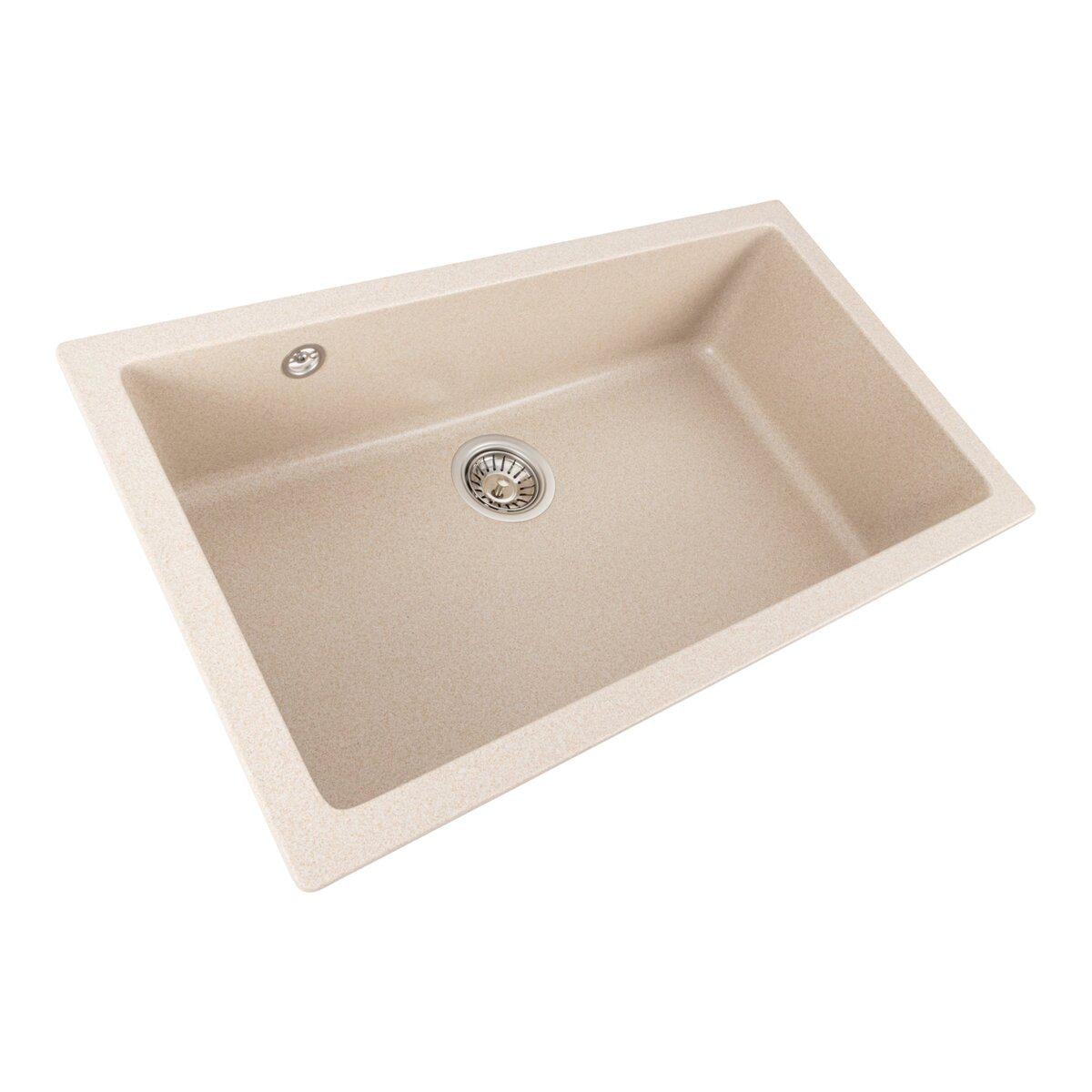 Мойка для кухни гранитная врезная Valeso Paruana прямоугольная 790x450 мм Сафари матовый (SP000047513)