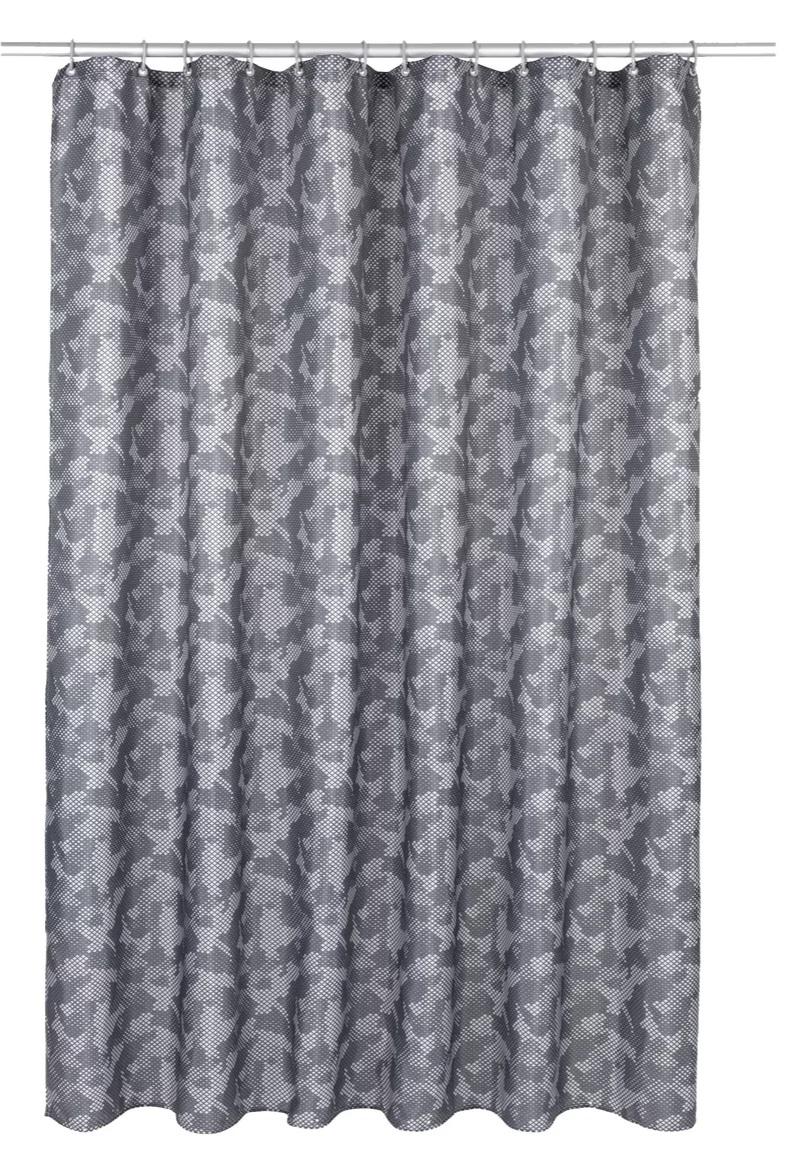 Штора для ванной комнаты Livarno Home шторка для ванной 180х200 см Пиксель (P1-00239)