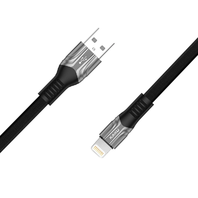 Плоский кабель Kaku KSC-278 USB-Lightning 1.2 м Black (1249382122)