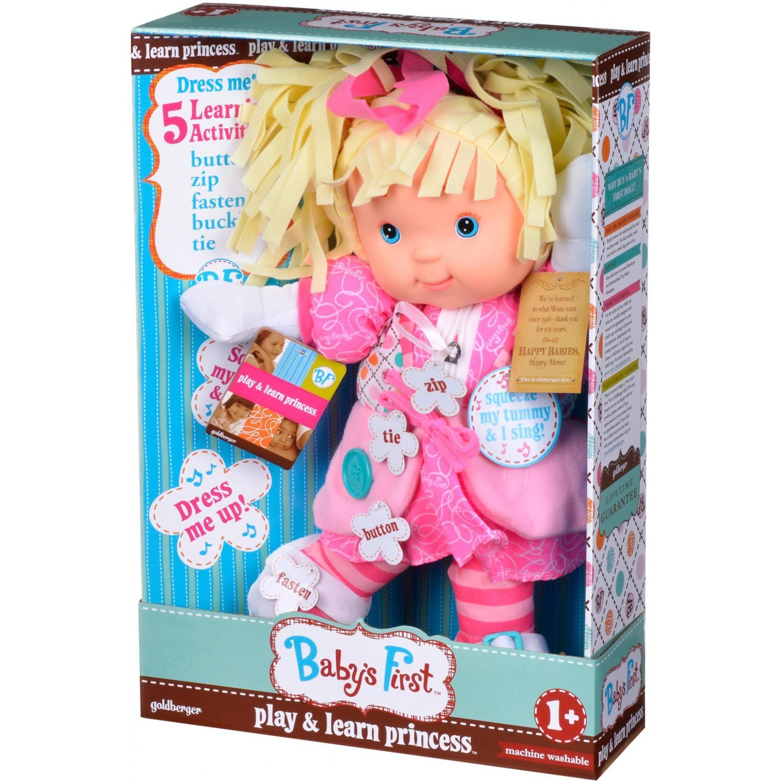 Лялька м'яка Baby's First Play and Learn Princess (71590) - фото 8