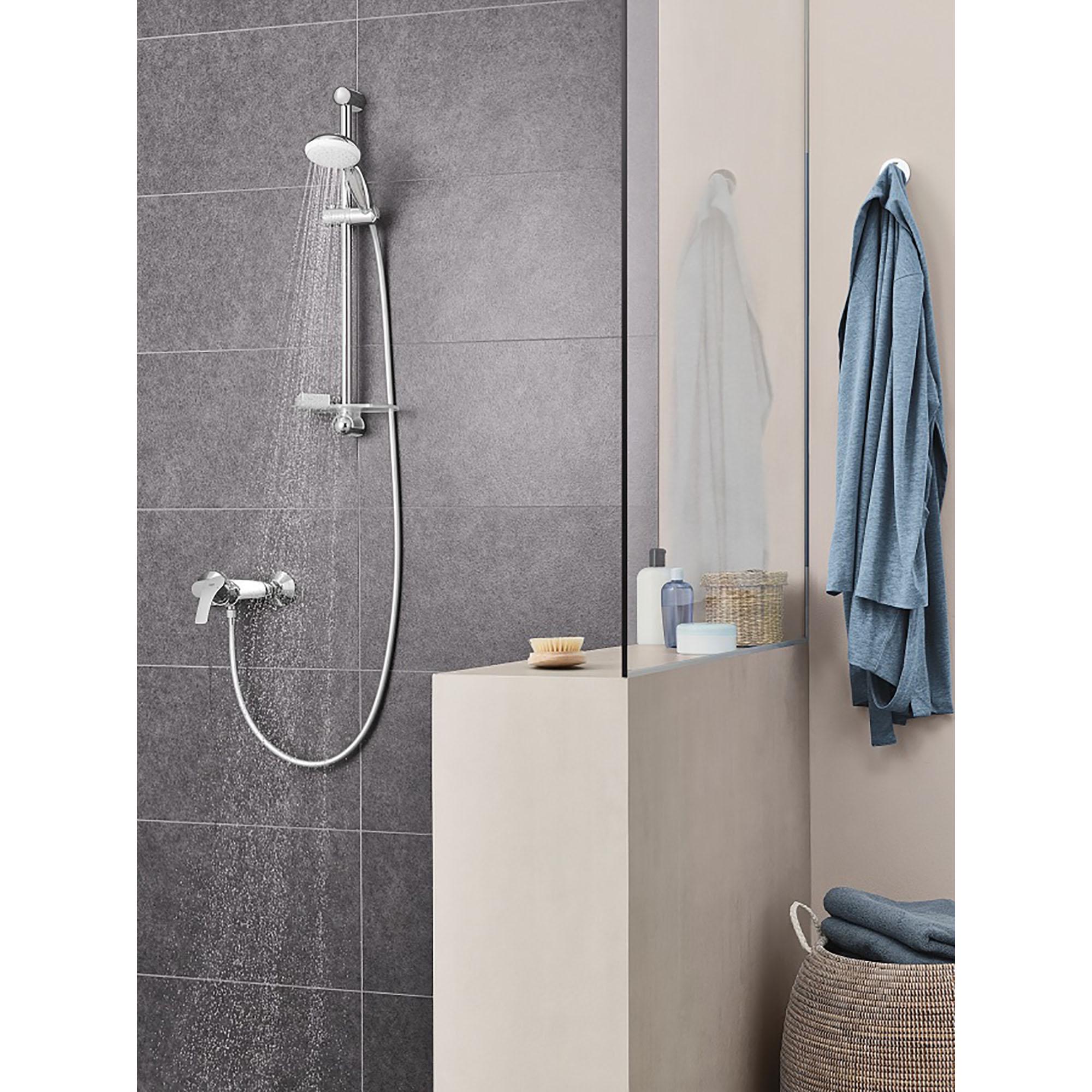 Душевой комплект Grohe Tempesta 100 27926001 со штангой Хром (112054) - фото 5