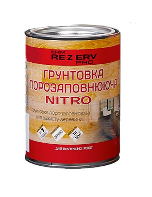 Грунтовка для захисту деревини порозаповнююча Khimrezerv PRO 0,8 кг 880 мл