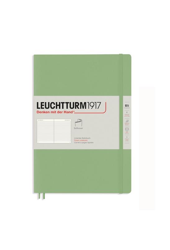 Блокнот Leuchtturm1917 Muted Colours Composition B5 Sage мягкая обложка линия (363927)