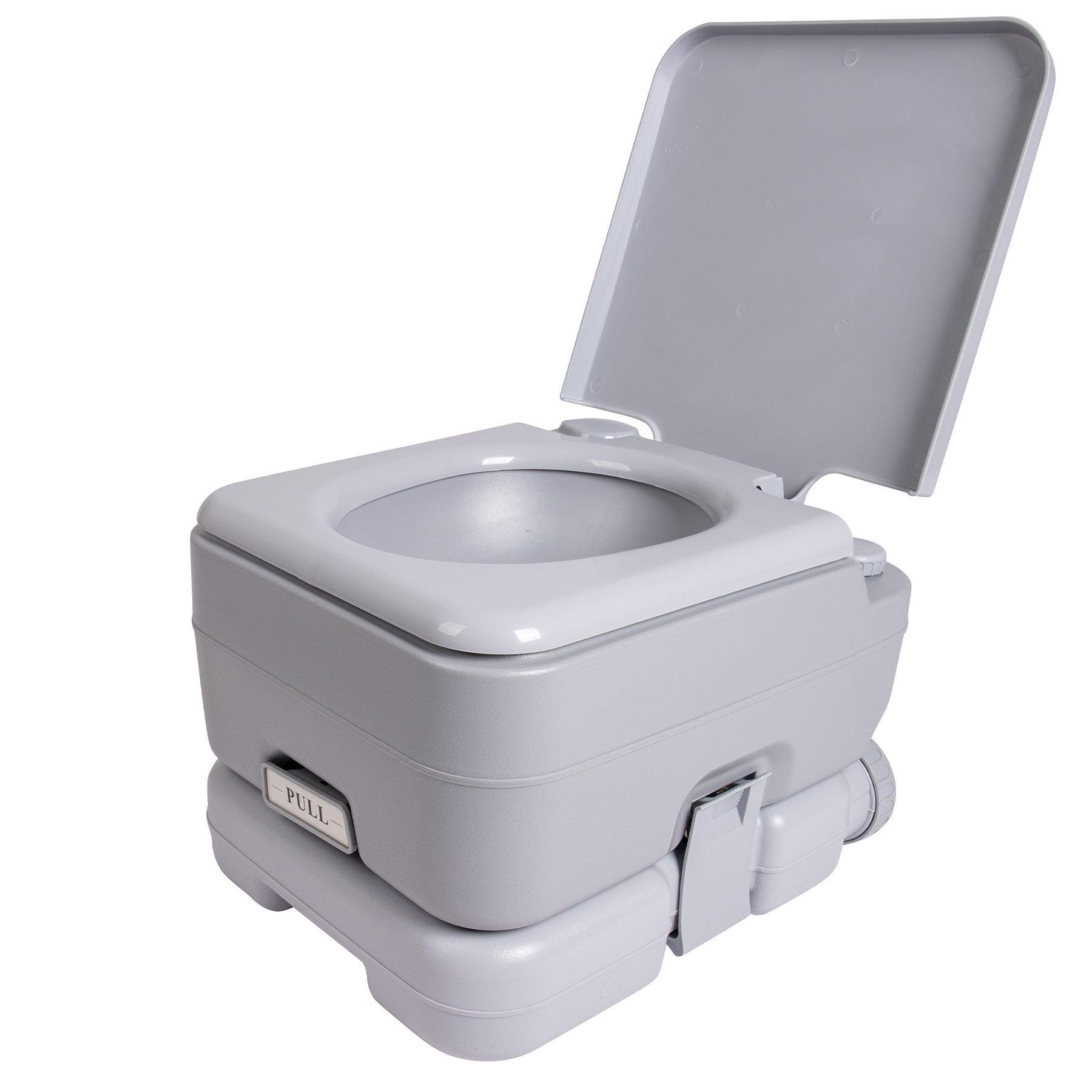 Биотуалет Bo-Camp Portable Toilet Flush 10 Liters Grey (5502825) - фото 7