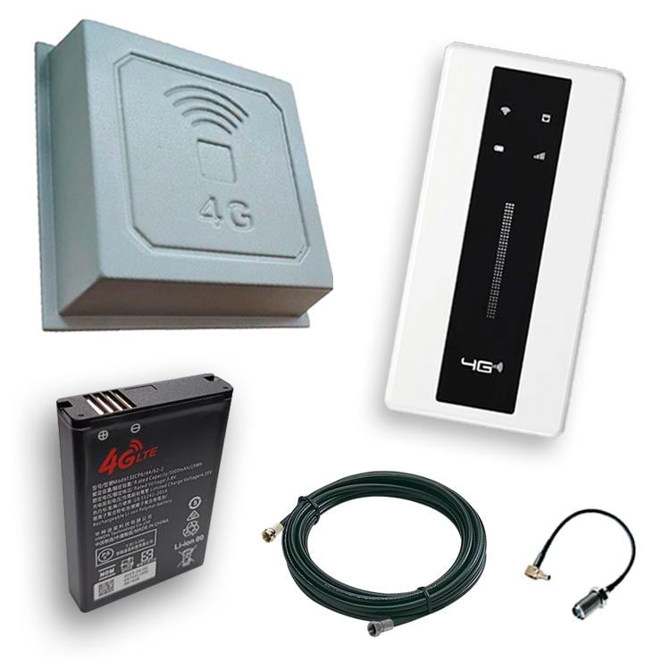 Интернет комплект MF710 4G LTE Wi-Fi-роутер и антенна с усилением 17 дБ (194)