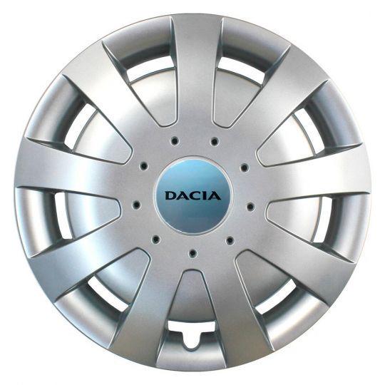 Автомобильные колпаки SKS 309 R15 с логотипом Dacia 4 шт. Серебристый