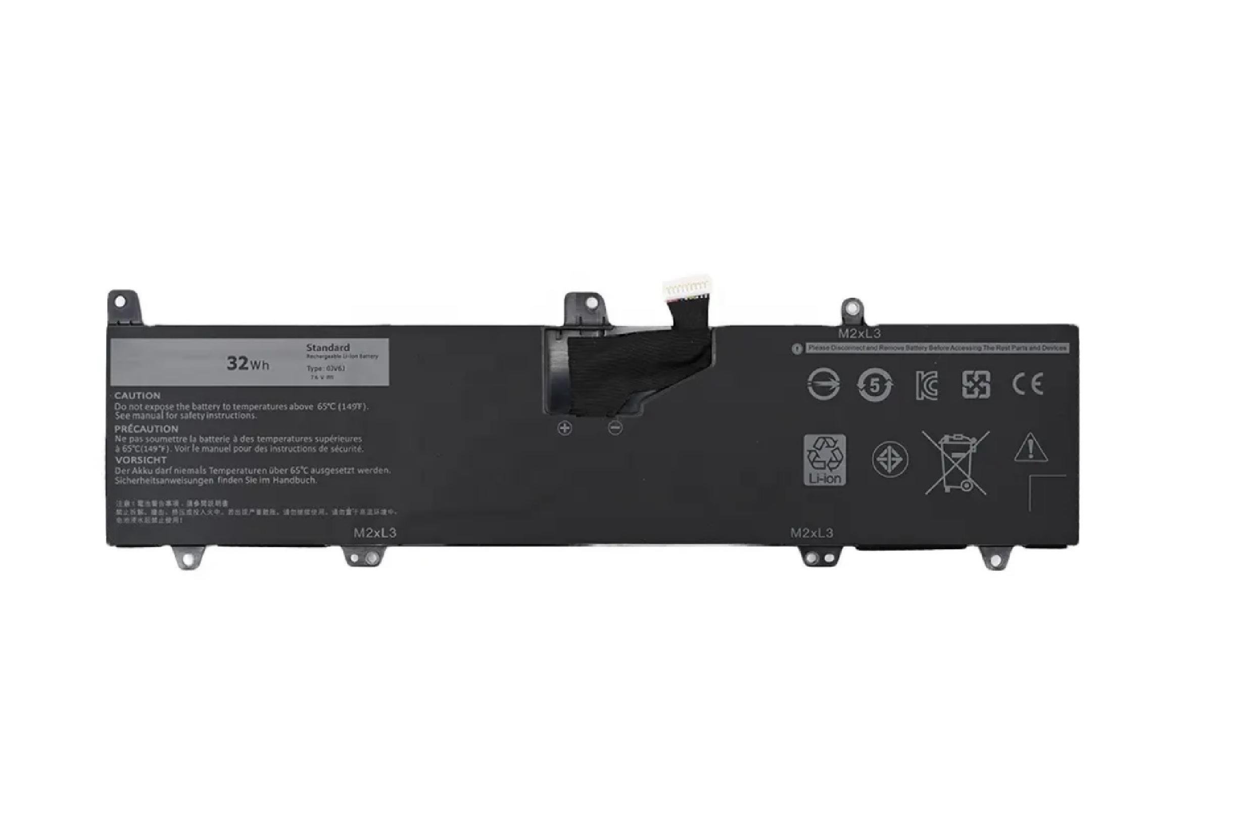 Аккумулятор для Dell Inspiron 3168/P24T002/P24T001/PGYK5/0JV6J 4013 mAh 32Wh (21946595)