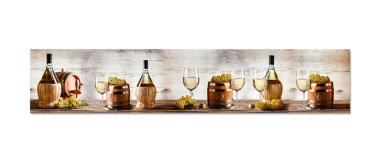 Наклейка виниловая на кухню Zatarga Бочки 600х3000 мм Коричневый (1224331955)