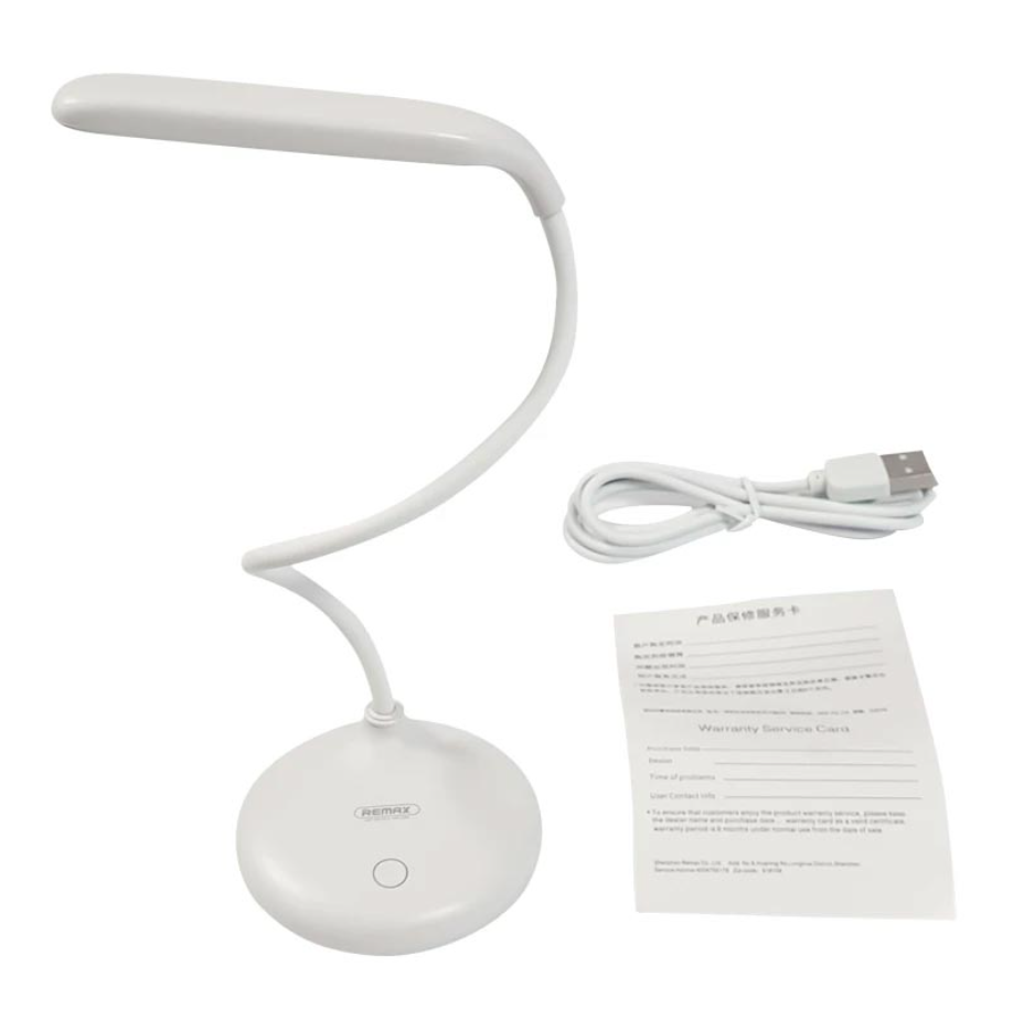 Настольная лампа Remax RT-E190 LED Eye Protecting со встроенным аккумулятором до 5 ч. 1200 mAh 6000K White (20829901)