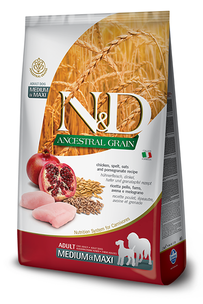 Корм сухой для собак Farmina Dog Chicken & Pomegranate Medium & Maxi 2,5 кг (6038140)
